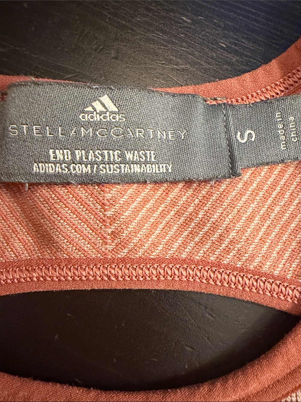 Adidas x Stella McCartney True Strength Seamless Crop Top Yoga Shirt Size Small - Picture 8 of 8